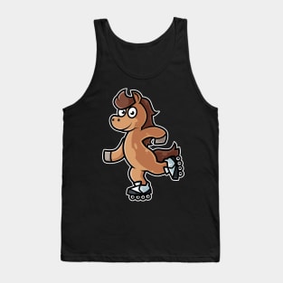 Horse Retro Roller Skate product Tank Top